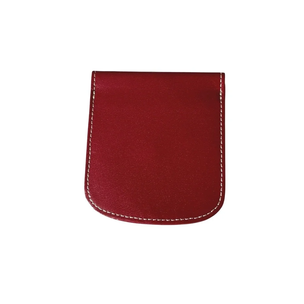Raika Neiman Marcus Red Leather Card Case Coin Purse Handcrafted KC